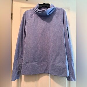 VSX Heathered Purple Cowl Neck Sweater